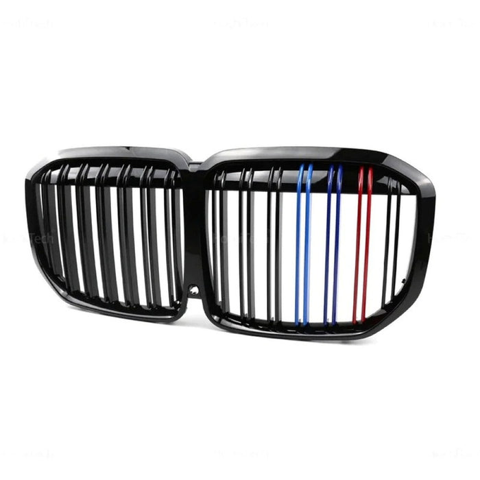 Car Craft Compatible With Bmw X7 G07 2019-2021 Front Bumper M Tri Colour Show Grill - CAR CRAFT INDIA