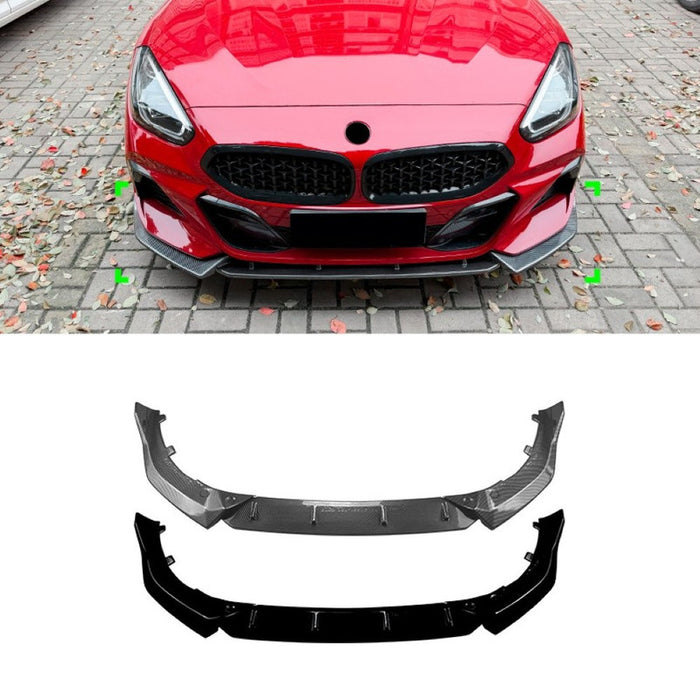 Car Craft Compatible With Bmw Z4 G29 2018-2026 Front Bumper Lip  Splitter Skirt Trim Zst-1550 Gb Glossy Black CC-10936