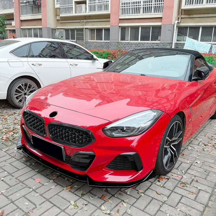 Car Craft Compatible With Bmw Z4 G29 2018-2026 Front Bumper Lip  Splitter Skirt Trim Zst-1550 Gb Glossy Black CC-10936