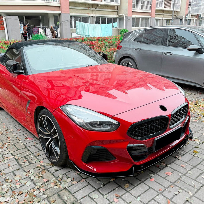 Car Craft Compatible With Bmw Z4 G29 2018-2026 Front Bumper Lip  Splitter Skirt Trim Zst-1550 Gb Glossy Black CC-10936