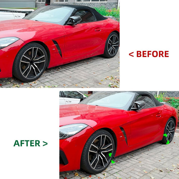 Car Craft Compatible With Bmw Z4 G29 2018-2026 Side Skirt Splitter Trim Running Board Zst-1552 Gb Glossy Black CC-10938