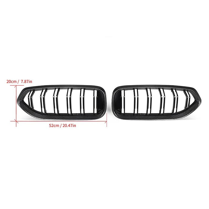 Car Craft Compatible With Bmw Z4 G29 2019-2025 Front Bumper Show Grill Real Carbon Fiber - CAR CRAFT INDIA