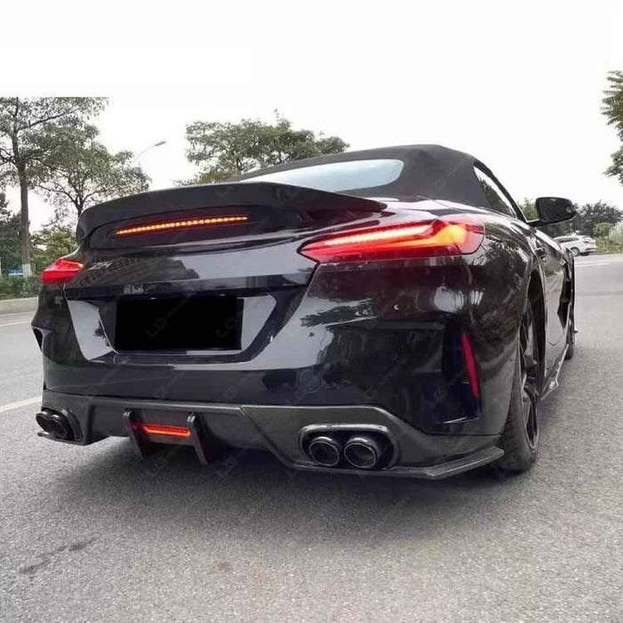 Car Craft Compatible With Bmw Z4 G29 2019-2025 Rear Bumper Exhaust Tip Pipe Mufflers Nozzle - CAR CRAFT INDIA