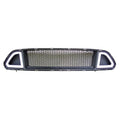 Car Craft Compatible With Ford Mustang 2015-2017 Front Bumper Show Illluminated Led Drl Mesh Grill CC-7967 - CAR CRAFT INDIA