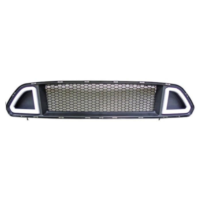Car Craft Compatible With Ford Mustang 2015-2017 Front Bumper Show Illluminated Led Drl Mesh Grill CC-7967 - CAR CRAFT INDIA