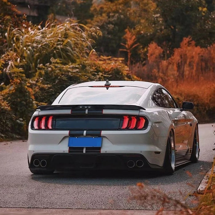 Car Craft Compatible With Ford Mustang 2015-2022 Side Skirt Splitter Running Board Gt500 Style CC-7975 - CAR CRAFT INDIA