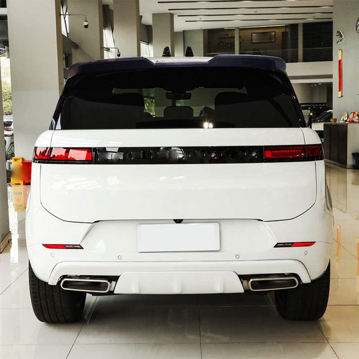 Car Craft Compatible With Land Range Rover Sport Rrs 2023+ Rear Roof Will Trunk Spoiler Lip Skirts Glossy Black CC-10329