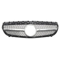 Car Craft Compatible With Mercedes Benz B Class W246 2015-20018 Front Bumper Show Grill Amg Diamond Silver CC-10935