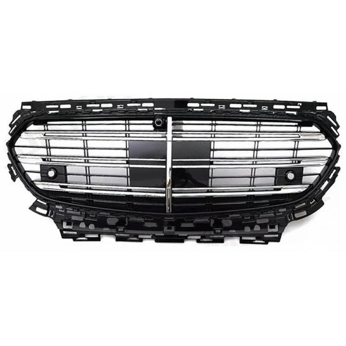 Car Craft Compatible With Mercedes Benz E Class W214 2024+ Front Amg Bumper Show Grill Oe Silver - CAR CRAFT INDIA