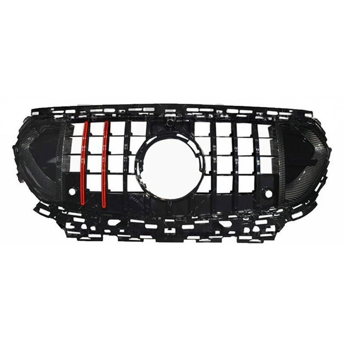 Car Craft Compatible With Mercedes Benz E Class W214 2024+ Front Amg Bumper Show Grill Brabus Red - CAR CRAFT INDIA
