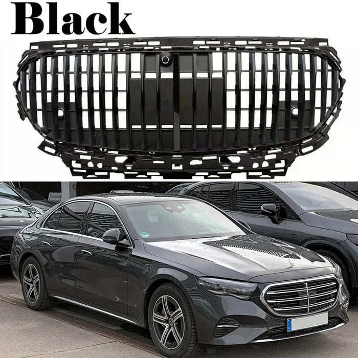 Car Craft Compatible With Mercedes Benz E Class W214 2024+ Front Amg Bumper Show Grill Maybach Black - CAR CRAFT INDIA