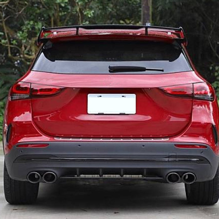 Car Craft Compatible With Mercedes Benz Gla H247 2020-2025 Amg Rear Bumper Lip Skirt Splitter Diffuser CC-7155 - CAR CRAFT INDIA