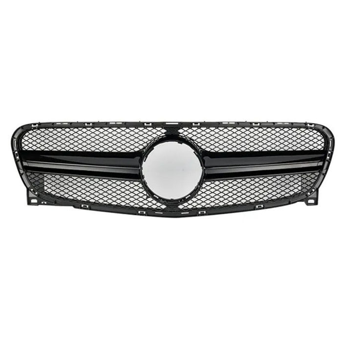 Car Craft Compatible With Mercedes Benz Gla W156 X156 2014-2016 Front Bumper Show Grill Amg Black Amg45 CC-10568