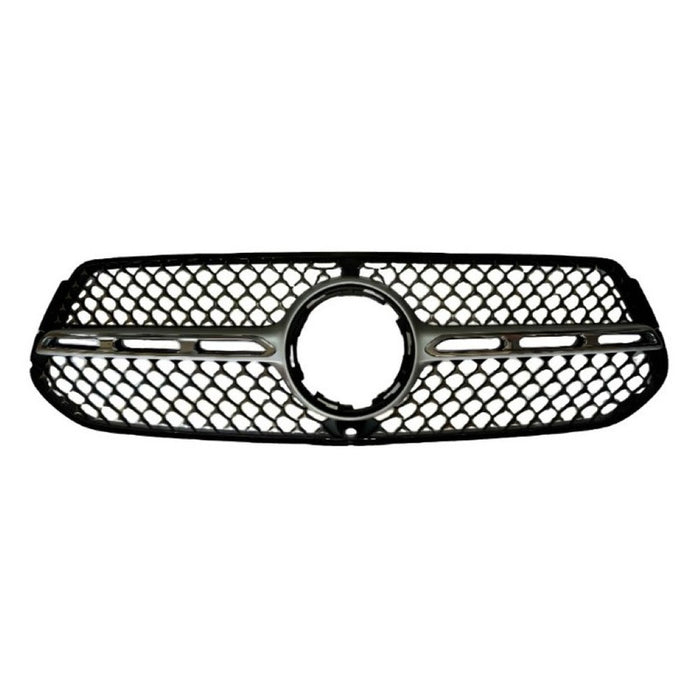 Car Craft Compatible With Mercedes Benz Gle W167 X167 Coupe Lci 2023+ Front Amg Bumper Show Grill Black CC-9674 - CAR CRAFT INDIA