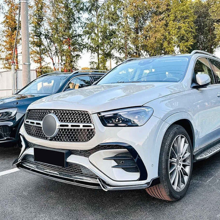 Car Craft Compatible With Mercedes Benz Gle W167 X167 Coupe Lci 2023+ Front Amg Bumper Show Grill Black CC-9674 - CAR CRAFT INDIA