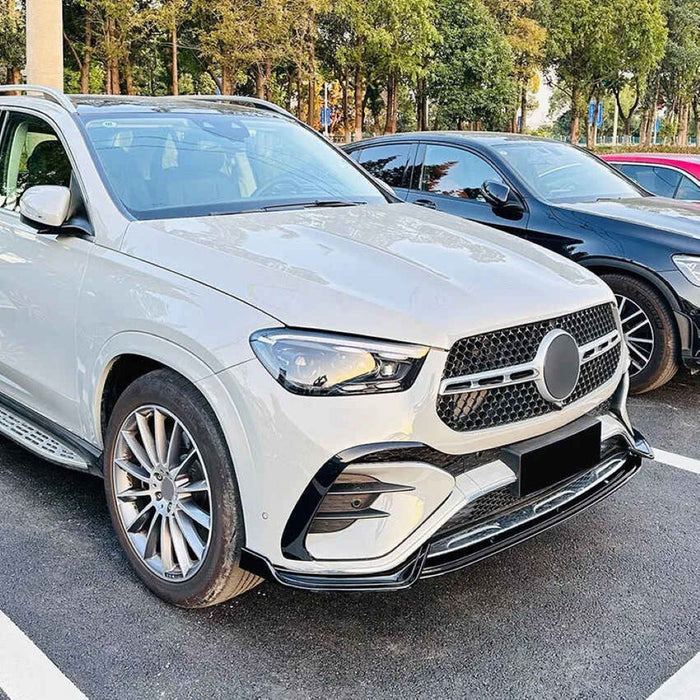 Car Craft Compatible With Mercedes Benz Gle W167 X167 Coupe Lci 2023+ Front Amg Bumper Show Grill Black CC-9674 - CAR CRAFT INDIA