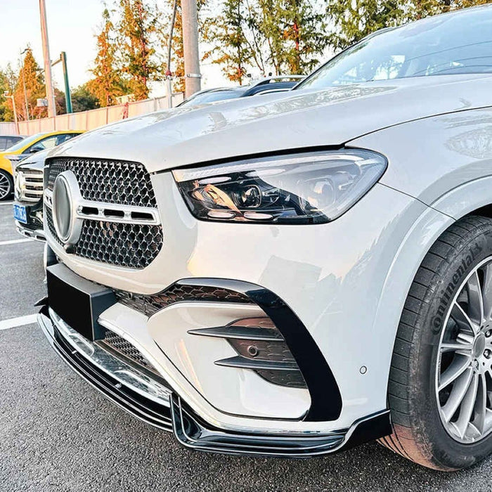 Car Craft Compatible With Mercedes Benz Gle W167 X167 Coupe Lci 2023+ Front Amg Bumper Show Grill Black CC-9674 - CAR CRAFT INDIA