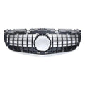 Car Craft Compatible With Mercedes Benz Slc W172 2016-2016 Front Bumper Show Grill Amg Gt Gtr Black CC-10933