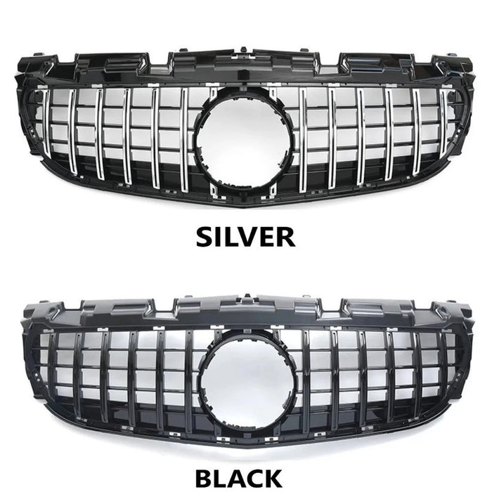 Car Craft Compatible With Mercedes Benz Slc W172 2016-2016 Front Bumper Show Grill Amg Gt Gtr Black CC-10933
