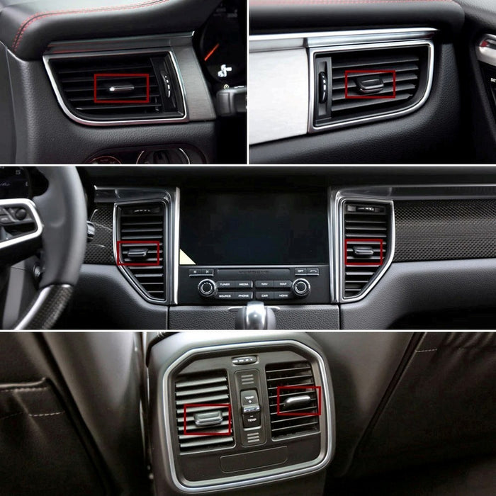 Car Craft Compatible With Porsche Macan 98b 2014-2017 Ac Vent Grill Slider Clip Trim 95b819203 Rear - CAR CRAFT INDIA