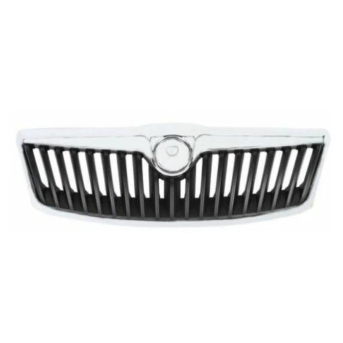 Car Craft Compatible With Skoda Laura Octavia 2009-2013 Rs Vrs Style Front Bumper Show Grill Black CC-7212 - CAR CRAFT INDIA