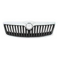 Car Craft Compatible With Skoda Laura Octavia 2009-2013 Rs Vrs Style Front Bumper Show Grill Black CC-7212 - CAR CRAFT INDIA