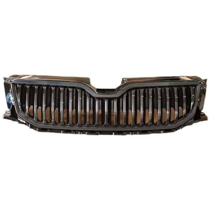 Car Craft Compatible With Skoda Octavia Iii 2013-2016 Rs Vrs Style Front Bumper Show Grill Black CC-7209 - CAR CRAFT INDIA
