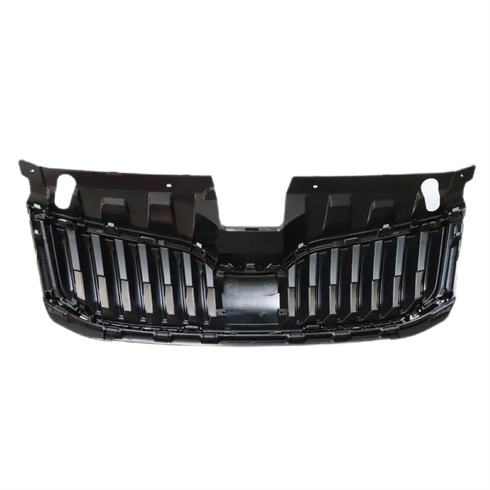 Car Craft Compatible With Skoda Octavia Iii 2017-2019 Rs Vrs Style Front Bumper Show Grill Silver CC-7205 - CAR CRAFT INDIA