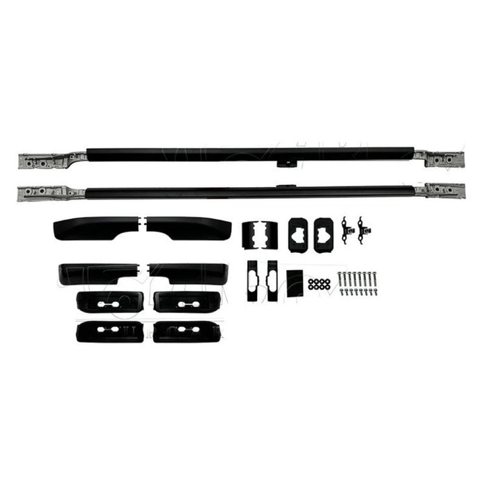 Car Craft Compatible With Toyota Land Cruiser Lc300 2022+ Roof Rail Rack Bar Ar-tyta-0148 Bl Black CC-8561 - CAR CRAFT INDIA