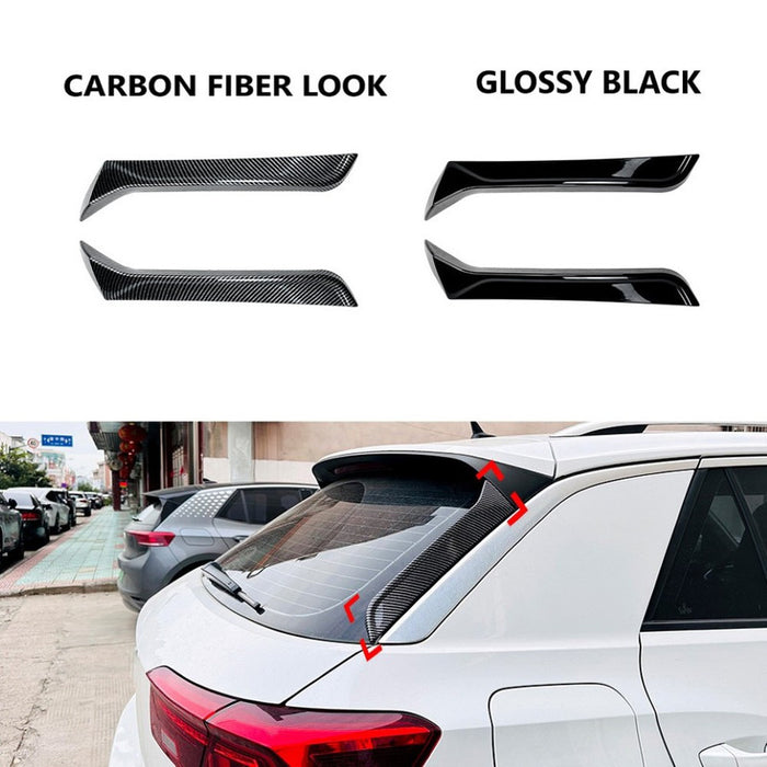 Car Craft Compatible With Volkswagen Vw T-roc 2017+ Rear Side Spoiler Splitter Skirst Zst-839 Gb Black - CAR CRAFT INDIA