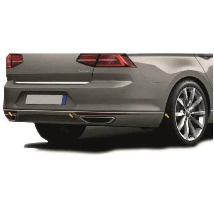 Car Craft Compatible With Vw Volkswagen Passat B8 2016-2019 R Line Rear Bumper Chrome Moulding Trim CC-7251 - CAR CRAFT INDIA