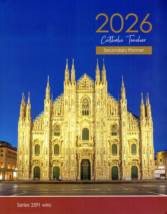 Catholic Teacher Secondary Weekly Planner, 2026