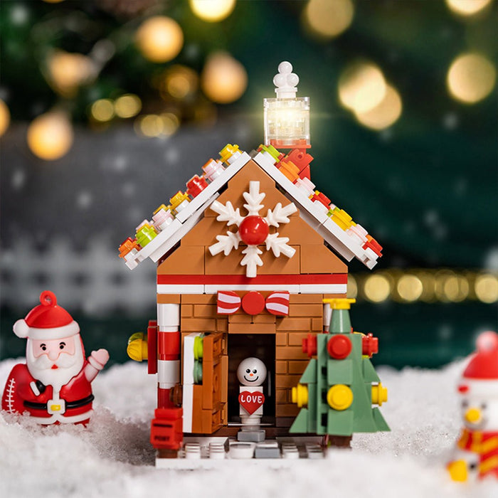 Christmas Gingerbread House Building Blocks - LesDiy - building blocks -