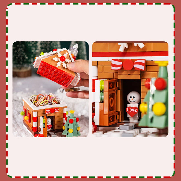 Christmas Gingerbread House Building Blocks - LesDiy - building blocks -