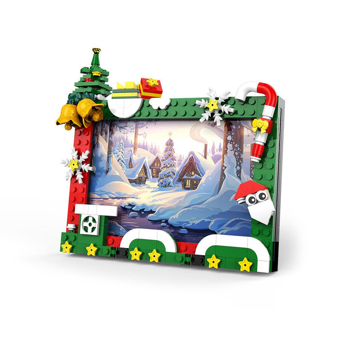 Christmas Photo Frame Model Assembly Toy Building Blocks - LesDiy -