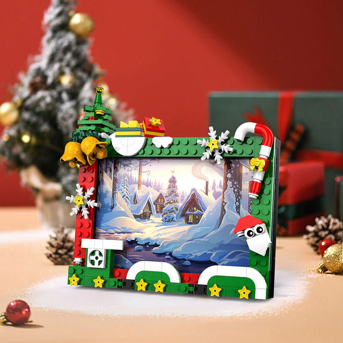 Christmas Photo Frame Model Assembly Toy Building Blocks - LesDiy -