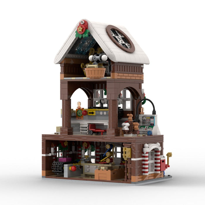 Christmas Snow Gingerbread House Model - LesDiy -
