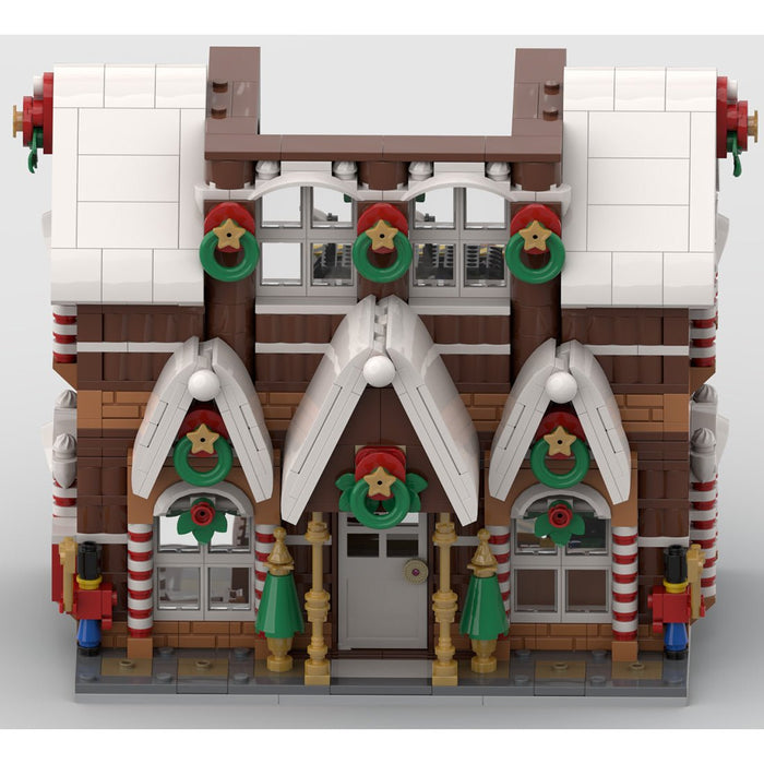Christmas Snow Gingerbread House Model - LesDiy -