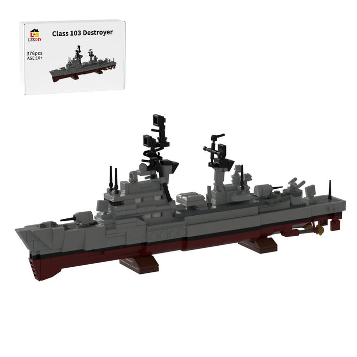 Class 103 Destroyer Building Blocks - LesDiy -