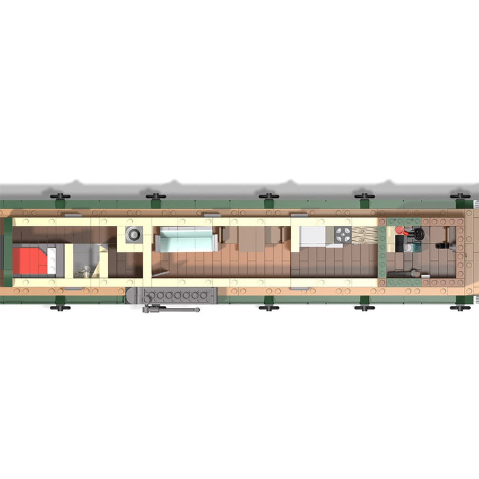 Classic European Canal Houseboat MOC Building Blocks-LesDiy-Building Blocks-
