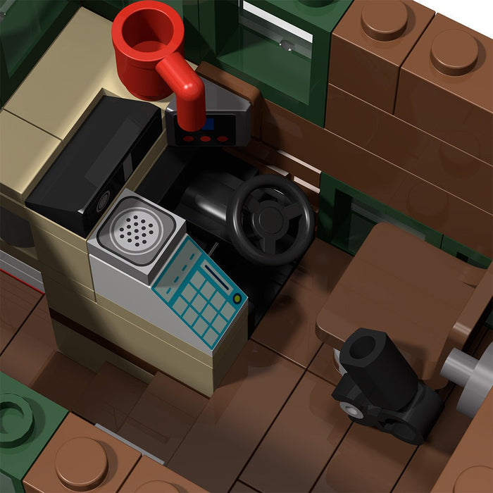 Classic European Canal Houseboat MOC Building Blocks-LesDiy-Building Blocks-
