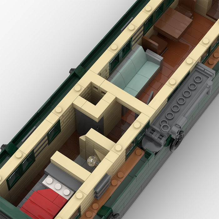 Classic European Canal Houseboat MOC Building Blocks-LesDiy-Building Blocks-