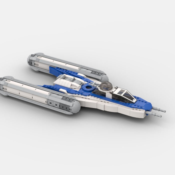 Clone BTL - B Y - WING Bomber Building Blocks - LesDiy - Blue