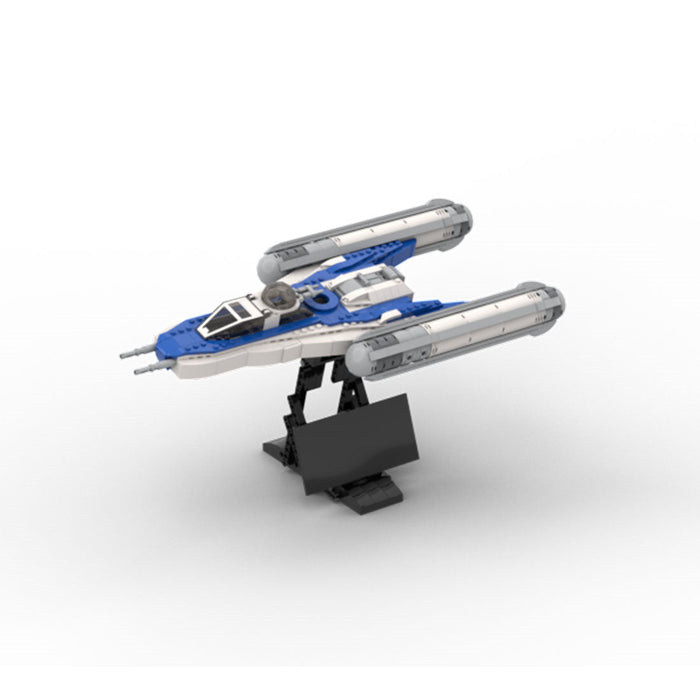 Clone BTL - B Y - WING Bomber Building Blocks - LesDiy - Blue