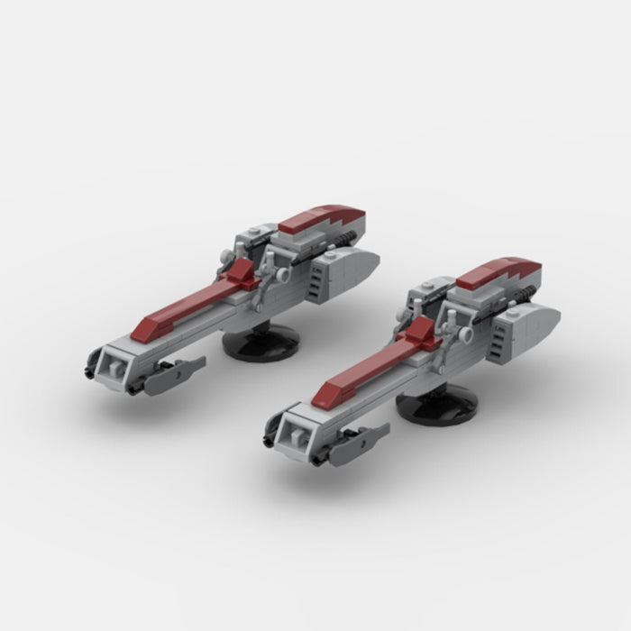 Clone HAV A6 TURBO TANK Building Blocks - LesDiy - Brick Red