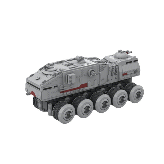 Clone HAV A6 TURBO TANK Building Blocks - LesDiy - Brick Red