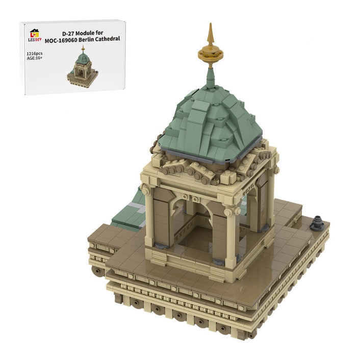 D - 27 Module for MOC - 169060 Berlin Cathedral Building Blocks - LesDiy -