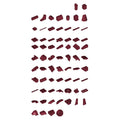 Deep Red Parts Pack for MOC - 154120 PiXEL - DANs - LesDiy -