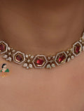 Deep Ruby Anti Tarnish Necklace