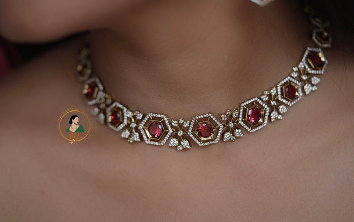 Deep Ruby Anti Tarnish Necklace